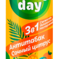 Освежитель Sunny Day 300мл Антитабак Сочный Цитрус (12)