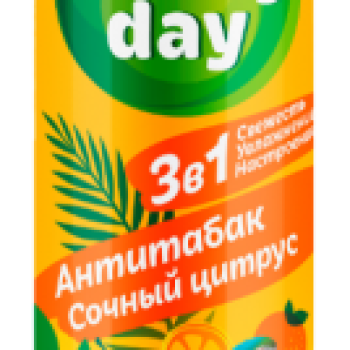 Освежитель Sunny Day 300мл Антитабак Сочный Цитрус (12)