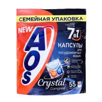 Ср-во д/ПММ Капсулы 55шт AOS Crystal дой-пак (6)