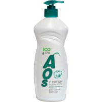 Ср-во д/посуды Aos  900мл Хлопок  (12/480)