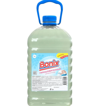 Средство для мытья посуды 4л Гипоаллергенный Bonix (4)