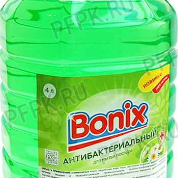 Ср-во  для посуды Bonix 4л Зеленое яблоко (4)