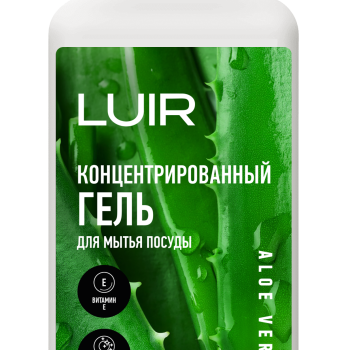 Ср-во д/посуды Luir Luxe 1л концентрированное Алоэ Вера (10)