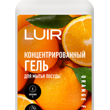 Ср-во д/посуды Luir Luxe 1л концентрированное Апельсин (10)