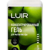 Ср-во д/посуды Luir Luxe 1л концентрированное Зеленое яблоко (10)