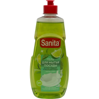 Ср-во д/посуды Sanita 450г Матча и лайм (10) акция