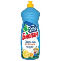 Ср-во д/посуды Биолан 900мл Апельсин и Лимон (12/600)