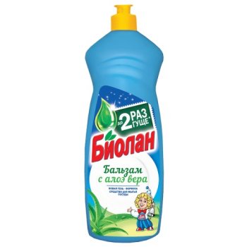 Ср-во д/посуды Биолан 900мл Бальзам Алое вера (12)