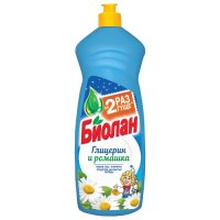 Ср-во д/посуды Биолан 900мл Глицерин и Ромашка (12)