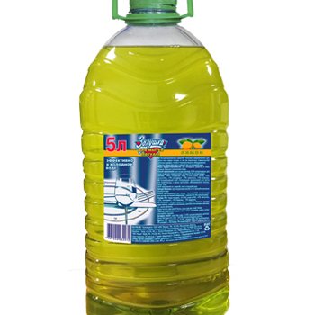 Средство моющее для посуды 5л Лимон бутыль Золушка (4/144)