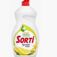 Ср-во д/посуды Капля Sorti 1300мл Лимон (9/450)