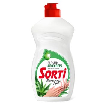 Ср-во д/посуды Капля Sorti 450мл Бальзам Алоэ (20/1080)