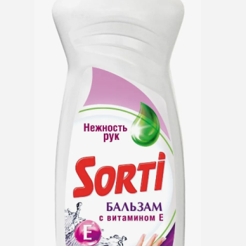 Ср-во для посуды Капля Sorti 900мл Бальзам витамин Е/ Алоэ Вера (12)