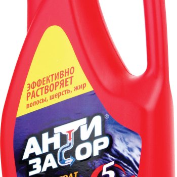 Антизасор Гель Концентрат для удаления засора в трубах 1л (9)
