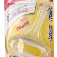 Освежитель для унитазов с гелевой вставкой Свежинка  40гр Лимон блистер (24)