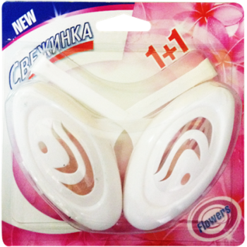 Освежитель для унитазов Свежинка 2шт Цветы (12)