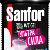 Ср-во д/сантехники Sanfor 1кг гель Special black (10) Акция