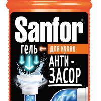 Ср-во д/труб Sanfor 750г гель для кухонных засоров (15)