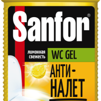 Средство д/сантехники Sanfor 1кг Лимонная свежесть (10) акция