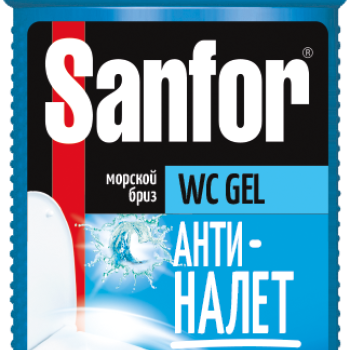 Средство д/сантехники Sanfor 750г Морской бриз  (15)  Акция