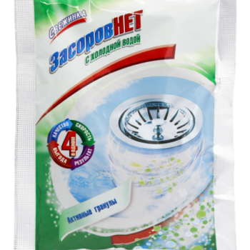 Средство от засоров с холодн водой Свежинка 70гр Засоров Нет (30)