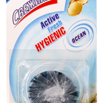 Таблетка д/сливного бачка Свежинка 1шт Premium Море  (2/14/112)