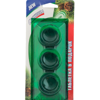 Таблетка д/сливного бачка Свежинка 3шт Хвоя (12)