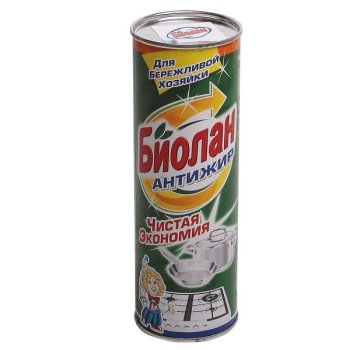Порошок чистящий Биолан  400гр Антижир (24/192/1536)