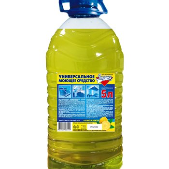 Ср-во для уборки Золушка 5л универсальное Лимон ПЭТ (4)
