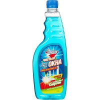 Средство для мытья стекол 0,5л сменный блок Нашатырный спирт Золушка (12)