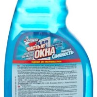 Средство для мытья стекол 0,75л сменный блок Морская свежесть Золушка (12)