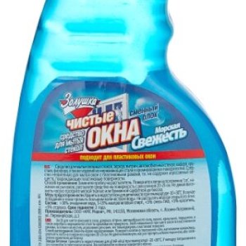 Средство для мытья стекол 0,75л сменный блок Морская свежесть Золушка (12)