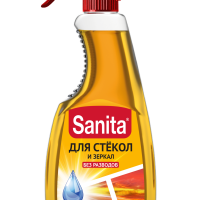 Ср-во д/стекол триггер Sanita 0,5л Нашатырный спирт (15)