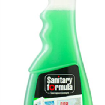 Ср-во д/стекол триггер Sanitary formula 0,5л Нашатырный спирт (15)