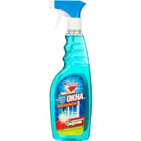 Средство для мытья стекол 0,75л с триггером Нашатырный спирт Золушка (12)