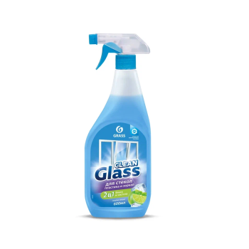 Средство для мытья стекол и зеркал Grass Clean Glass 600мл Голубая Лагуна триггер (8/768)