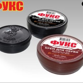Фукс Крем для обуви макси-банка 100гр черный (112)