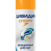 Дезодорант д/ног и обуви Дивидик Спорт 125мл (6/12)