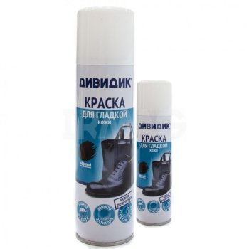 Краска аэрозоль для кожи Дивидик 250мл черная Арнест (6)
