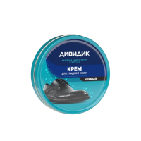 Крем для обуви Дивидик 50мл черный жестяная банка (24)