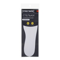 Стельки универсальные р 36-46 толщина 2,5 мм, латекс/полиэстер белый Streetwise (12/96)