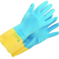 Перчатки неопрен/латекс сверхпрочные р.10 (XL) Ultima ColorGuard (12/144)