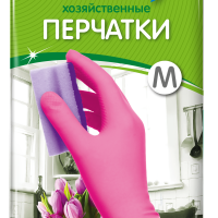 Перчатки резиновые Чистюля M (12/60)