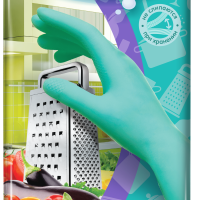 Перчатки резиновые ЧистюляЛегкая L (60)