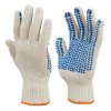 Перчатки х/б с ПВХ 5 нитей белые Протектор 7 класс размер 9 (10/200)