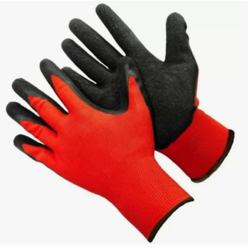 Перчатки полиэстер облив вспененный латекс р. 9 L Libry (12/120)