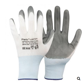 Перчатки полиэстер облив нитрил р. 9 L  PFN2 Park (12/300)