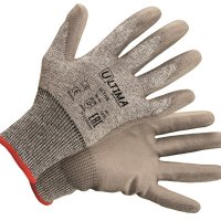 Перчатки волокно порезостойкое с полиуретановым покрытием 13кл р. 9 Ultima (12/144)