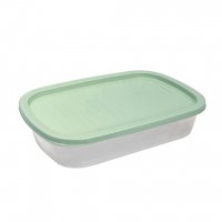 Контейнер для СВЧ и заморозки 3л прямоугольный Микс Пастель(28)