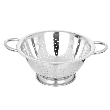 Дуршлаг нержавеющая сталь 22см с двумя ручками на ножке Классика Vetta (4/24)
